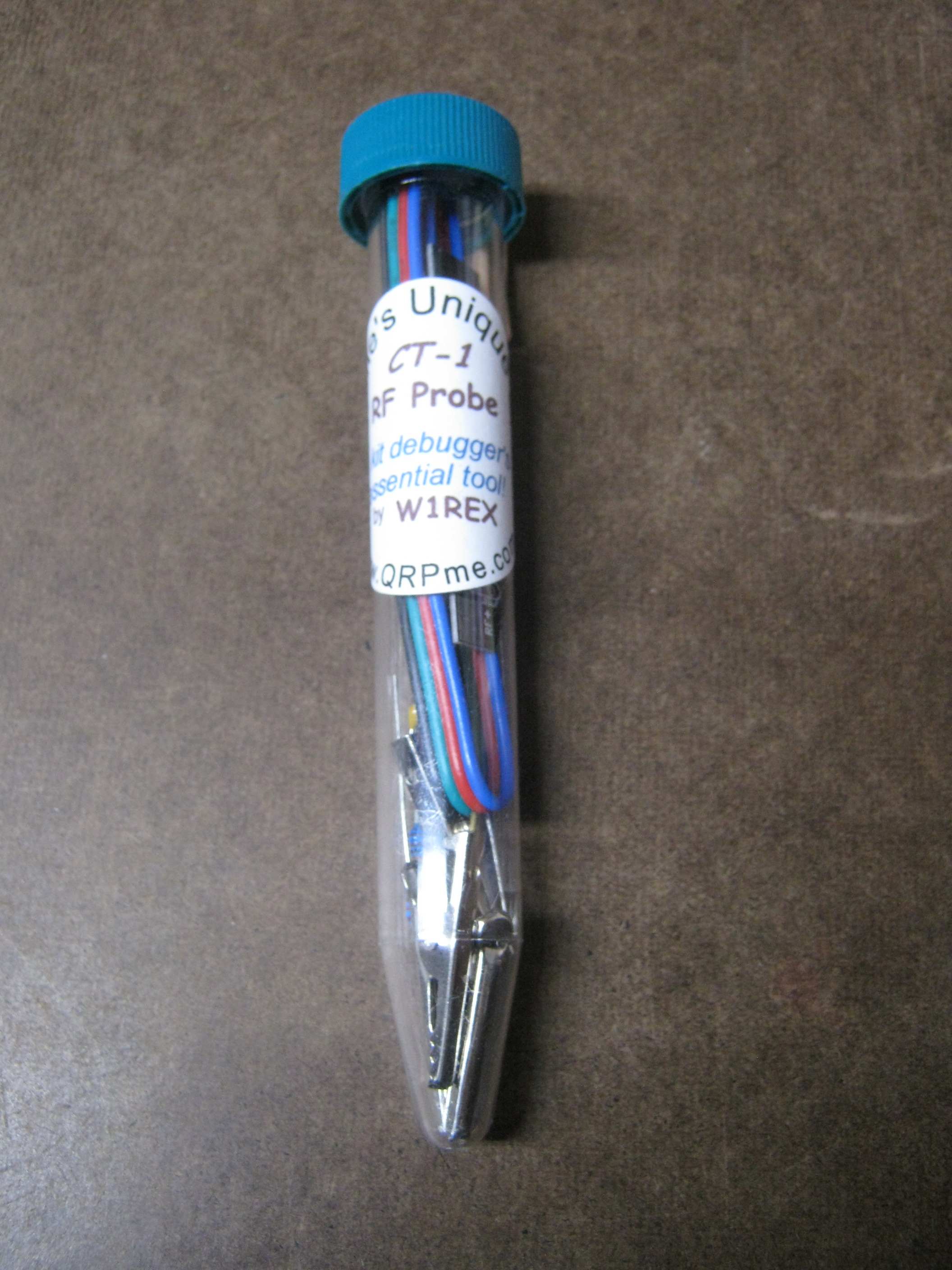 Picture of CT-1 RF Probe kit in a test tube*